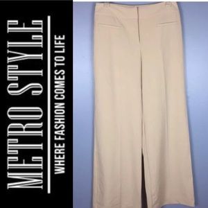 MetroStyle Career Wide Leg Dress Pants Slacks
